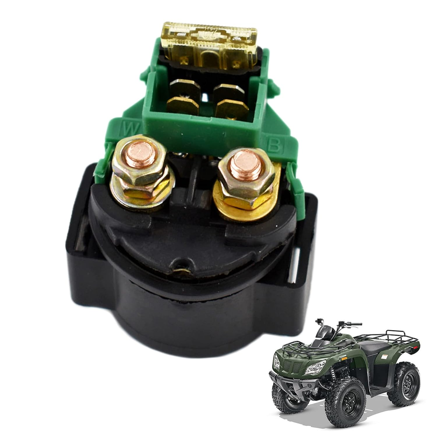 Munirater Starter Solenoid Relay Replacement for Arctic Cat 366 350 400 425 450 Alterra 400 450 ATV Replace 3313-464 image number 1