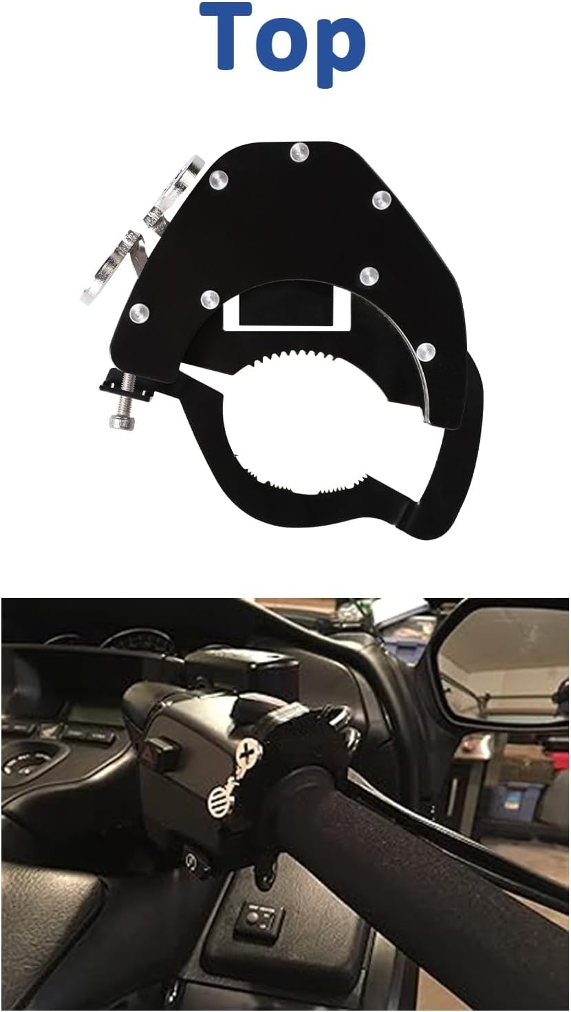 Motorcycle Cruise Control, Motorcycle Throttle Lock, Universal Throttle Control System Universal Throttle Assist Wrist/Hand Grip Lock Clamp Fits Most Any Motorcycle Durable Stainless Steel(Top) image number 6