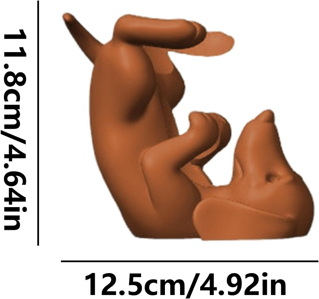 G&eacute;n&eacute;rique Wine Bottle Rack, Decorative Dog Wine Holder, Fun Liquor Display Stand, Whiskey Organizer, Eye Catching Sculpture for Bar, Kitchen, Dining Room, Restaurant, 3.46 X 4.92 X 4.65 Inches image number 5