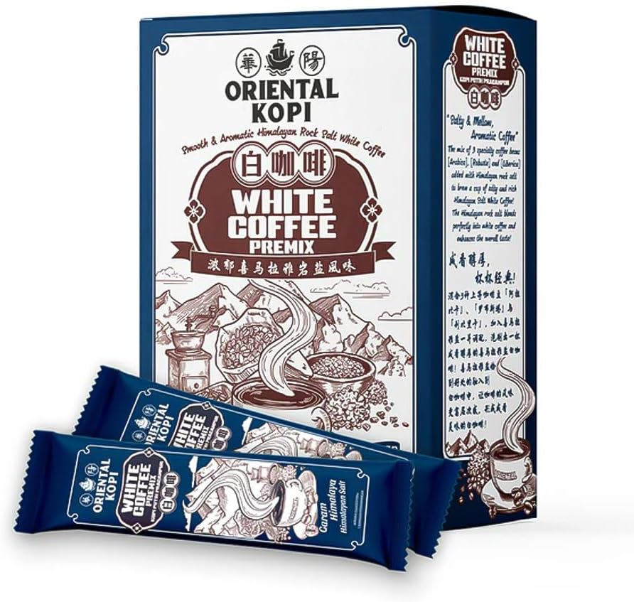 Oritental Kopi White Coffee Extra Kaw Rich Aromatic Malaysian Instant Coffee Smooth Creamy Bold Flavour 40G X 10 Sachets image number 5