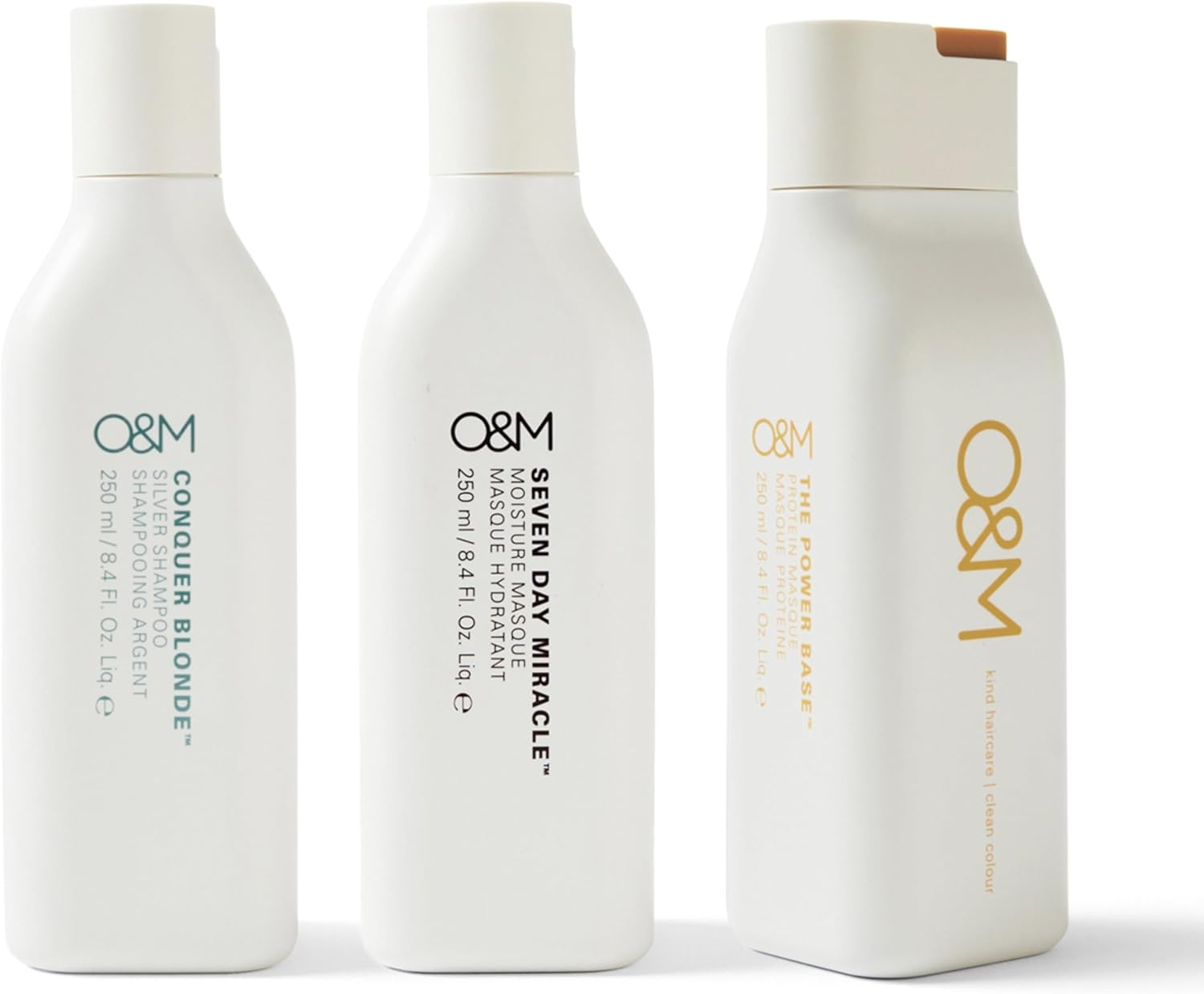 O&M Seven Day Miracle Intense Moisture Masque- 250Ml - Colour Safe, Clean from Sulfates, Parabens, Silicones, MIT, Phthalates, Triclosan, Propylene Glycol & Gluten, PETA Certified & Vegan, Australian Made, PCR Packaging image number 3