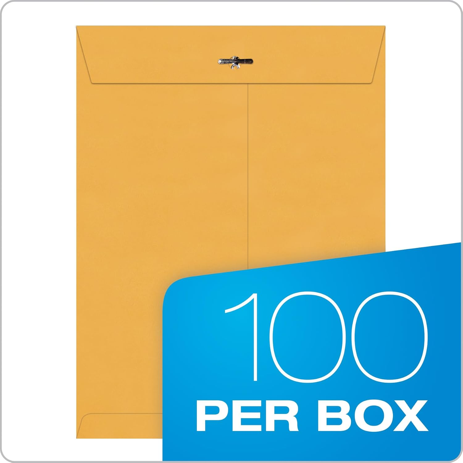 Quality Park 9 X 12 Clasp Envelopes, Clasp and Gummed Closures for Storing or Mailing, Extra Heavy-Duty 32 Lb Kraft Paper, 100 per Box (QUA37790) image number 5