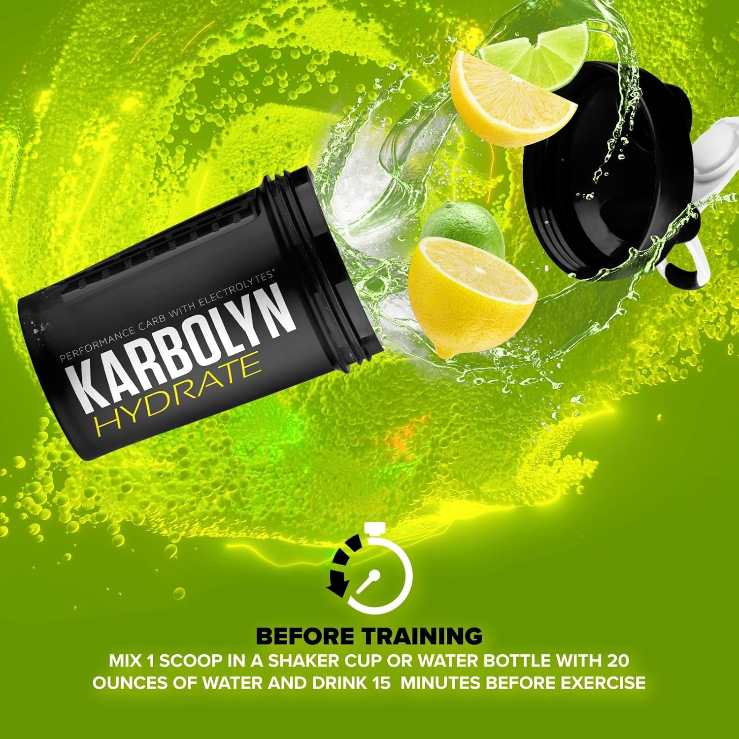 EFX Sports Karbolyn Hydrate Performance Carb with Electrolytes Lemon Lime, 1.856Kg image number 3