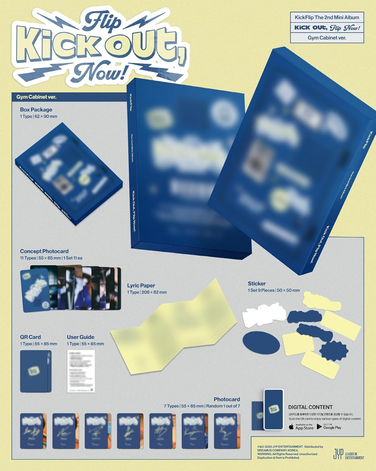 Kick'Flip Kick Out, Flip Now! 2Nd Mini Album with Tracking Sealed (Platform Random Version) image number 1