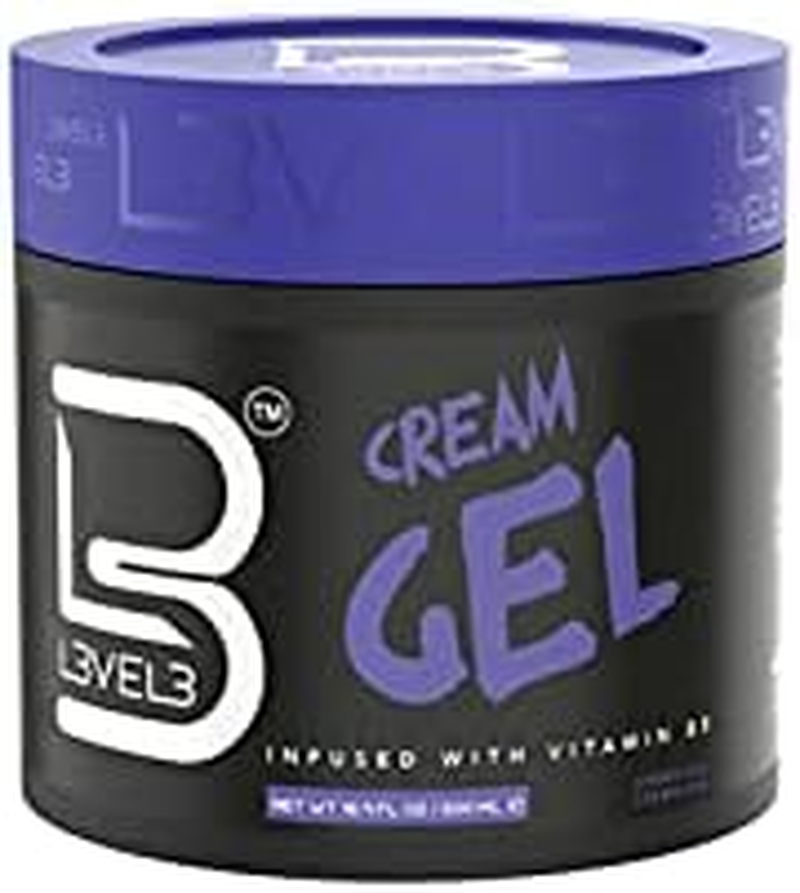 L3VEL3 Cream Hair Gel - Delivers Medium Hold and Volume - Provides Long Lasting Shine - Flake Free Formula - Enriched with Vitamin B - Adds a Refreshing Fragrance - Rinses Out Easily - 16.9 Oz image number 5