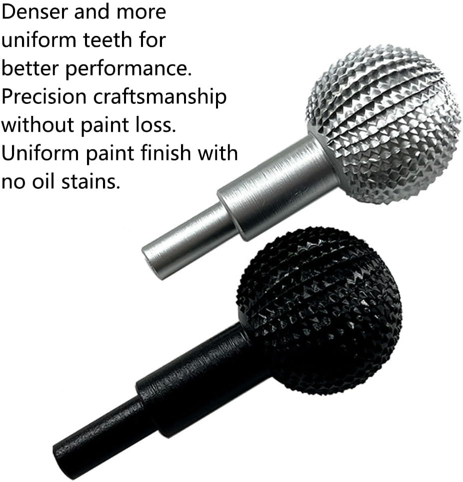 Ball Rotary Burr Rotary Grinding, Head Ball Gouge Power Carving Tools for Angle Grinder, Carving, Polishing, Angle Grinder Ball Grinding (Black) image number 5