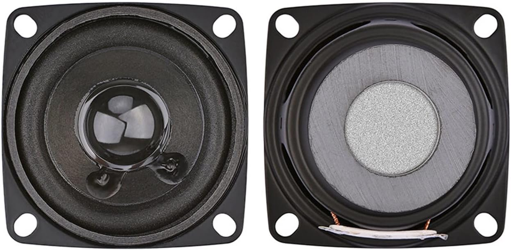 TGMGADANTV 2Inch Portable Speakers Full Range Speaker Driver 4Ohm 8Ohm 10W Loudspeakers Audio Column for Home Sound Theater DIY 2Pcs Bookshelf Speaker(4Ohm) - 4Ohm image number 2