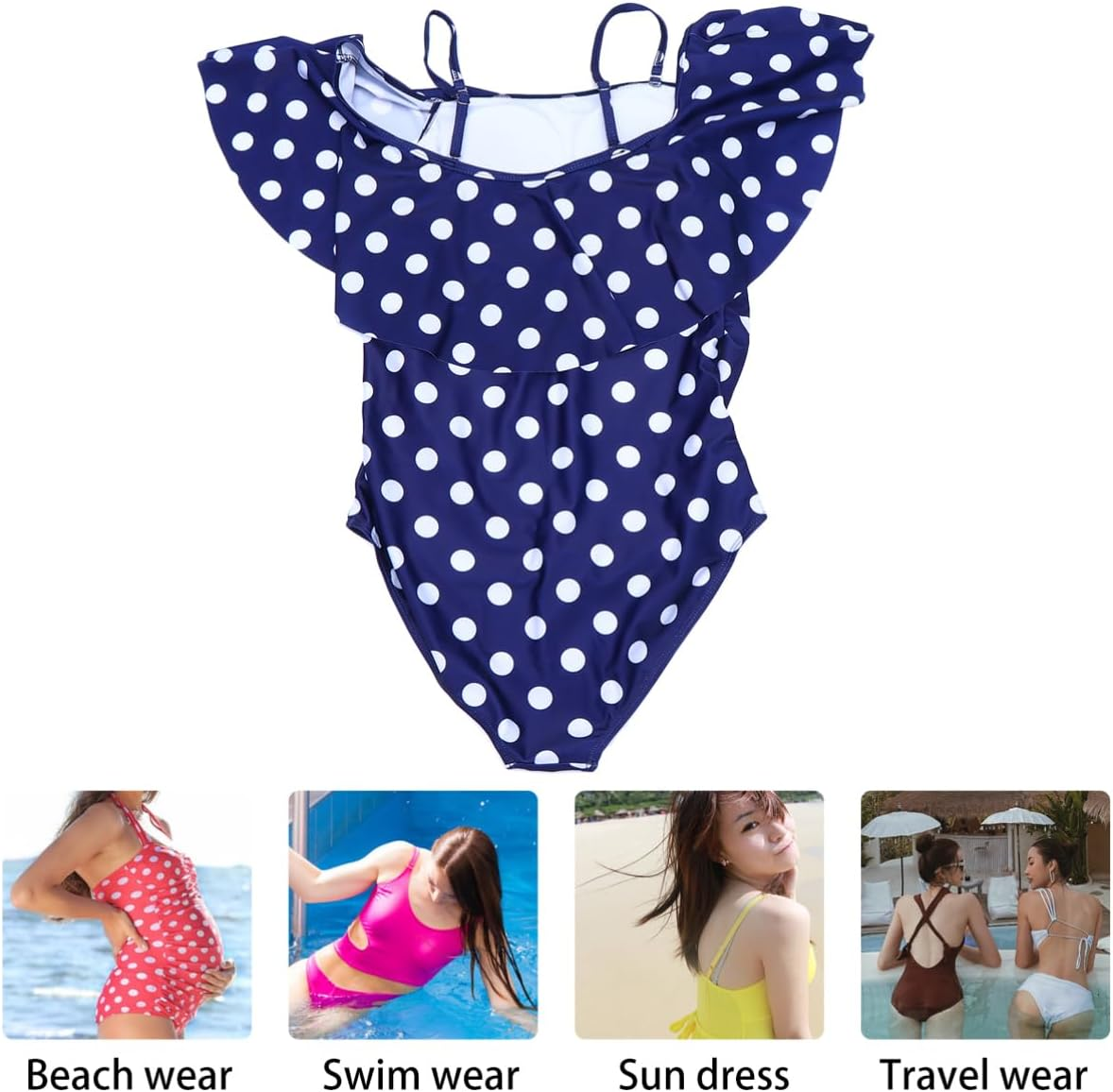 Maternity Inspired plus Size Women'S Swimwear Belly Support Bikini Size XXL image number 4