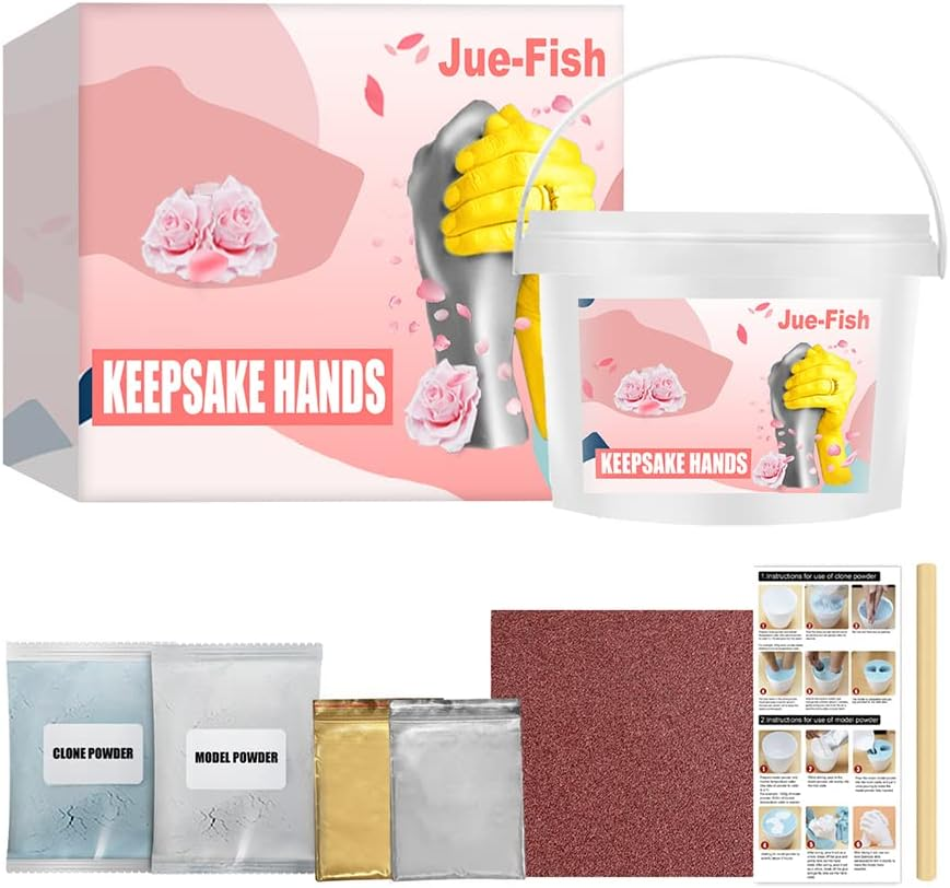 DIY Hand Mold Kit 3D Hand Casting Kit Family Create Unique Statue Couples Wedding Anniversary