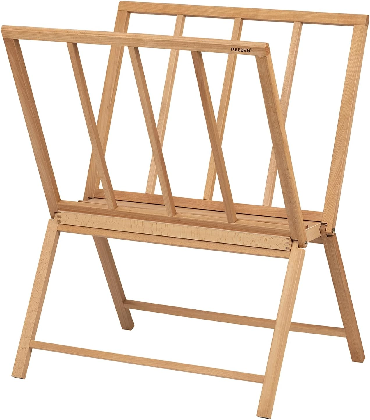 MEEDEN Folding Art Print Rack - Beechwood Art Storage Rack - Artist Storage and Display Rack for Canvas Art Prints Panels Posters Art Gallery Shows image number 3