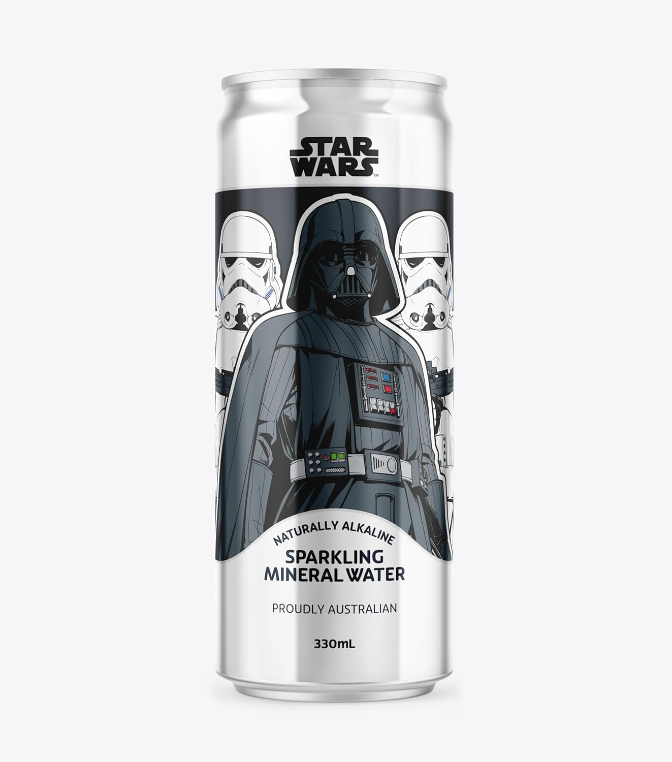 Rippl Star Wars Darth & Stormtrooper Canned Sparkling Mineral Water, 330 Ml, 24 Pack image number 2