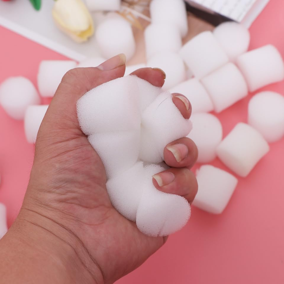 MERRYHAPY 50Pcs Hydroponic Sponges Soilless Cultivation System 30Mm for Vegetables Gardening Tools Planting Sponge for Hydroponics image number 2