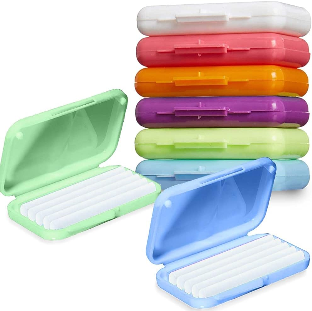 Orthodontic Braces Wax for Teeth - 6 Pack, Dental Care Wax for Braces Wearer, Colorful, Relieves Irritation &ndash; SZTTY (6) image number 2