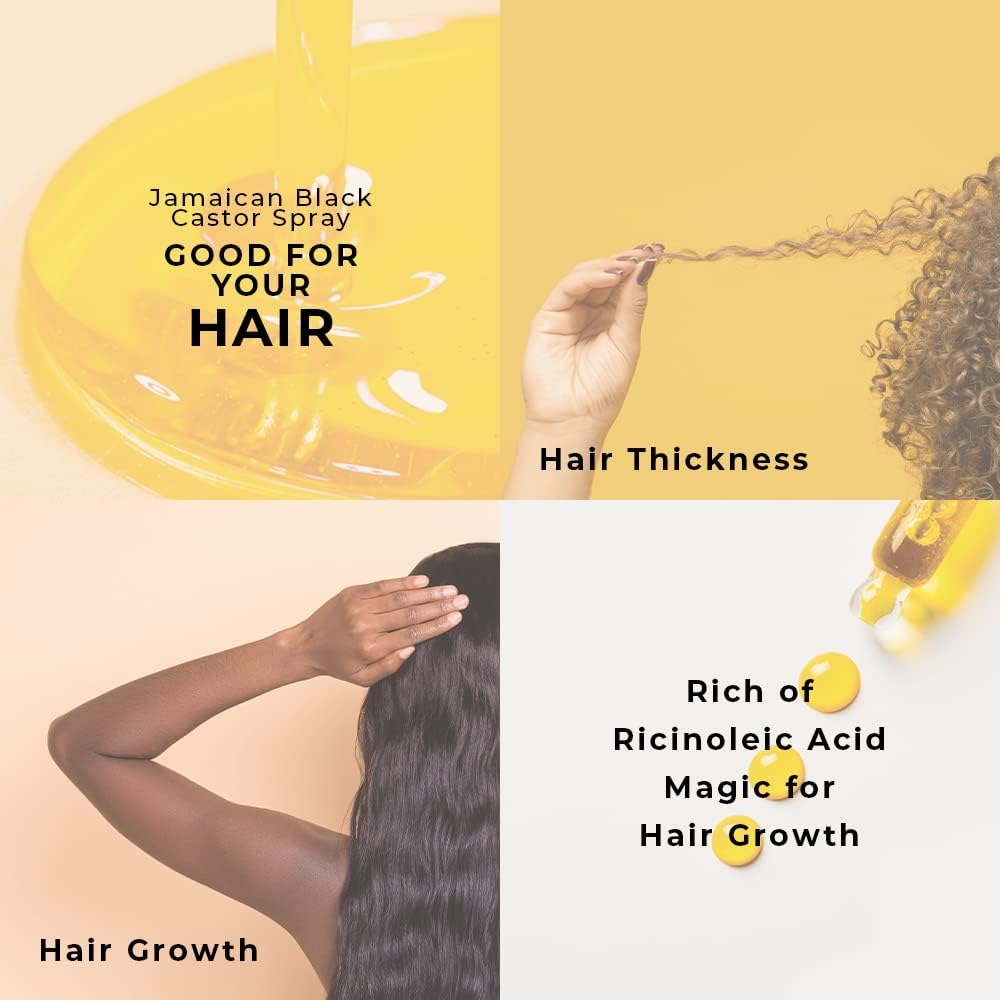 Well'S Jamaican Black Castor Oil Original, Peppermint, Tea Tree, Rosemary Spray 120Ml INCREASE HAIR GROWTH/THICKEN HAIR THAT IS STARTING to THIN OUT REDUCE and PREVENT HAIR DAMAGE (ROSEMARY) image number 2