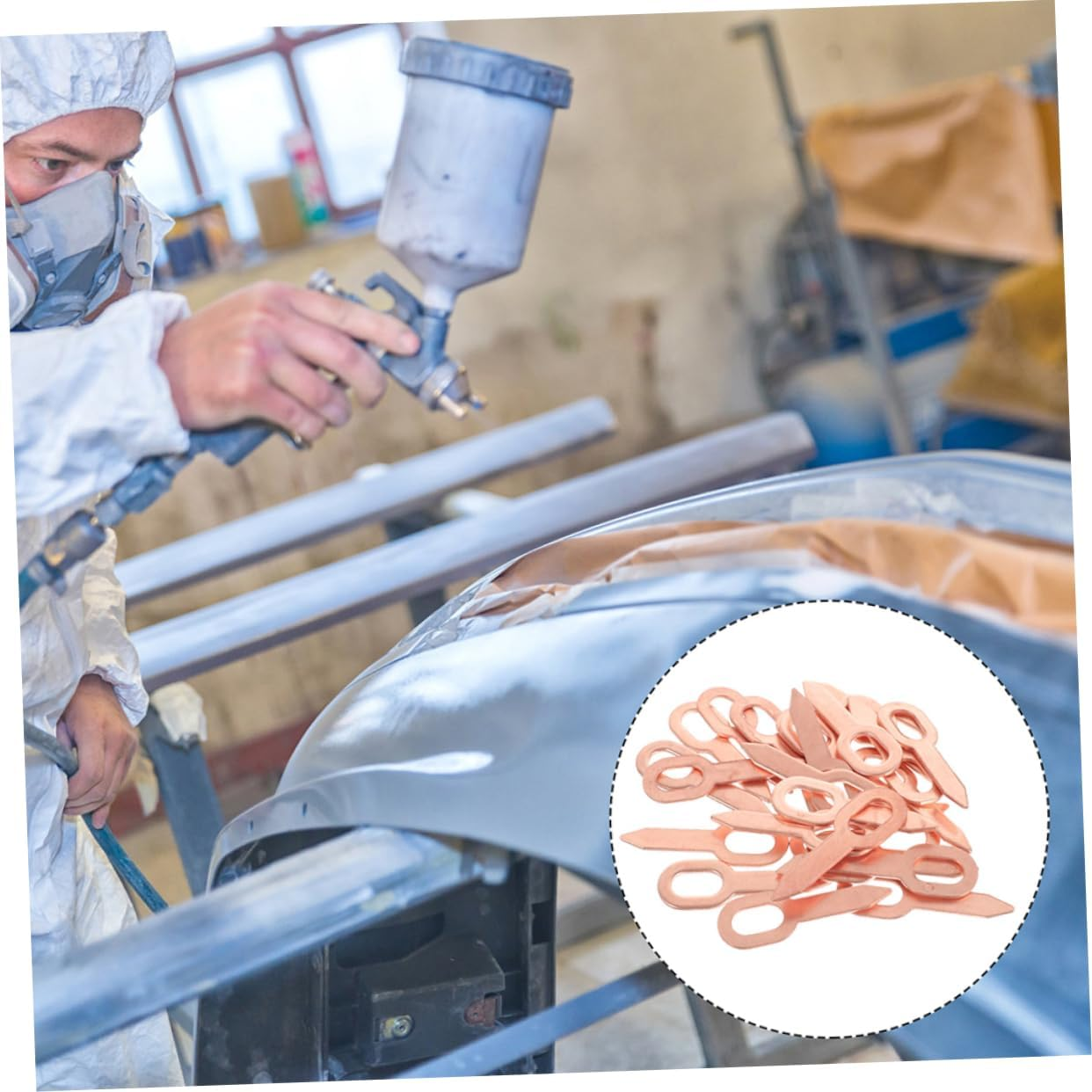 MOLUCKFU 50Pcs Dent Pulling Repair Kit for Car Body Welding Tool for Dent Removal Easy Installation for Automotive Repair Shops and Enthusiasts image number 3