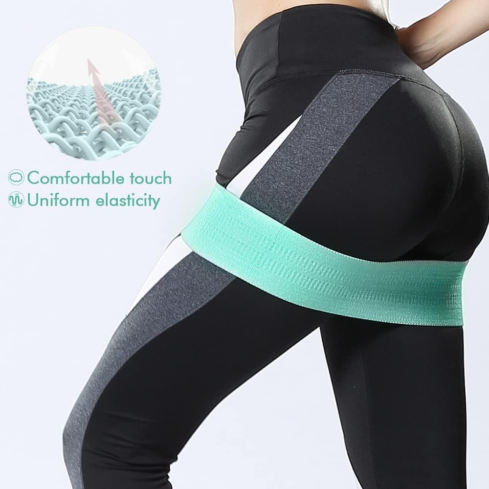 3PCS Adjustable Length Bands Resistance Bands Set Exercise Bands for Legs HIPS and Glutes Non Slip Exercise Loop Bands Suit for Everyone image number 1