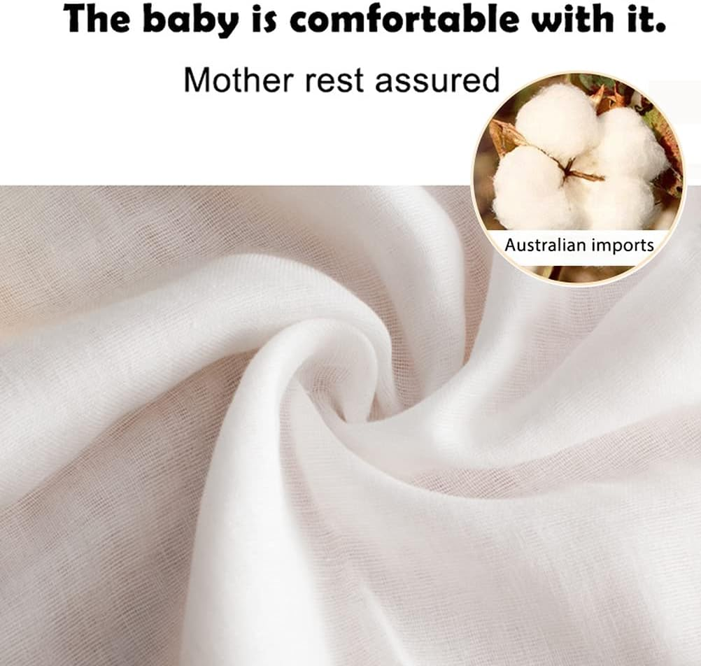 10 Pack Muslin Face Cloths, 12X12 Inch Cotton Muslin Cloths Muslin Pack Facial Towels Reusable Cleansing Cloths Remover for Makeup Removal Facial Face Cleaning(Blue Edge) - Blue Edge image number 5