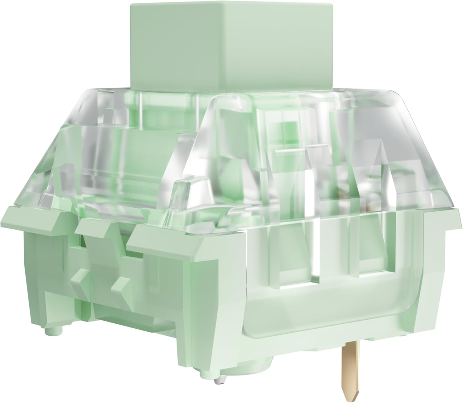 Kailh Box Jade Bamboo Switch,55Gf Heavy RGB SMD 3 Pin Switch for Mechanical Gaming Keyboard (36Pcs) image number 1