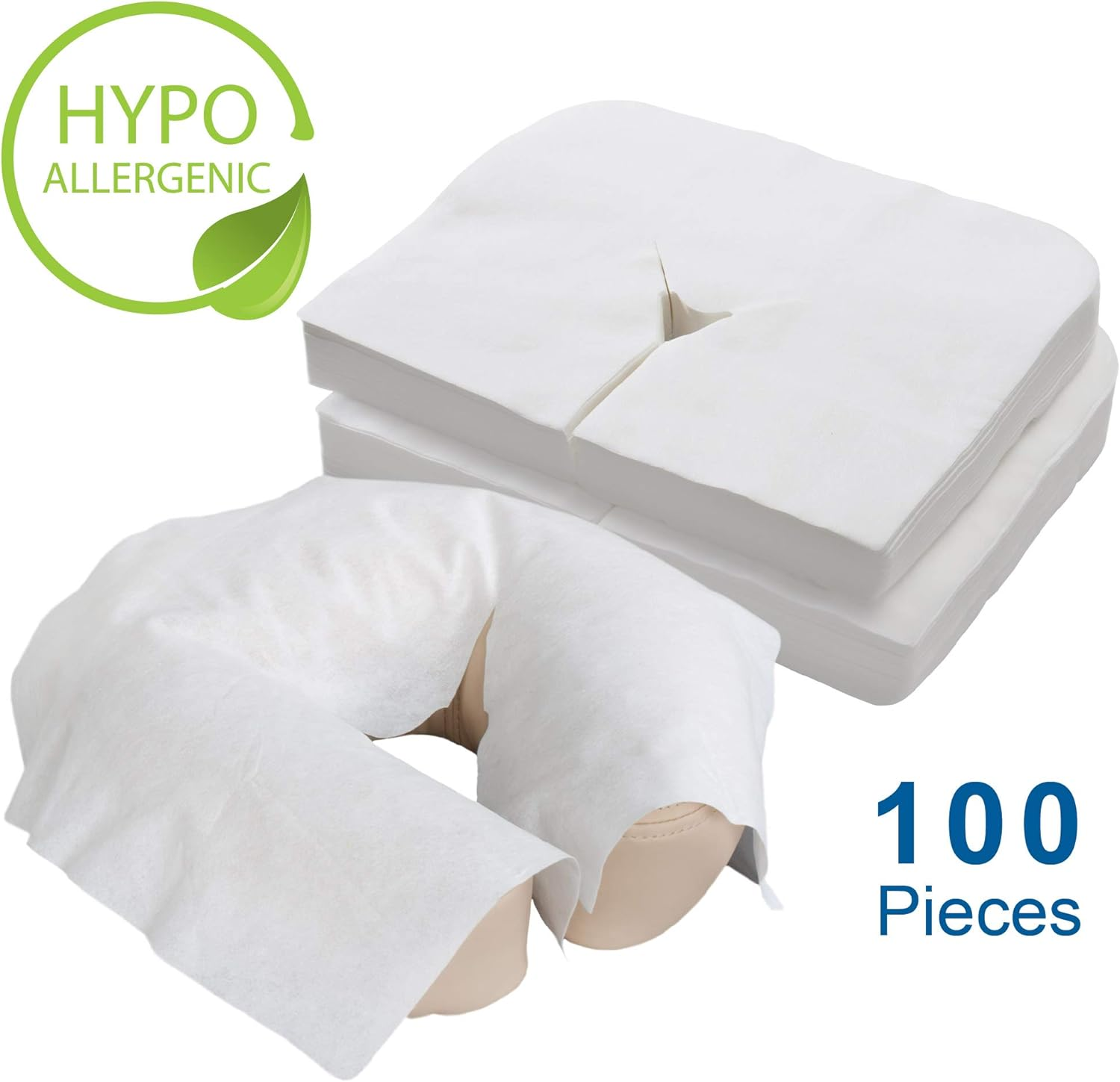 EARTHLITE Disposable Massage Headrest Cover &ndash; Medical-Grade, Ultra Soft, Luxurious, Non-Sticking Face Rest Cradle Covers (100/200 Count) image number 5