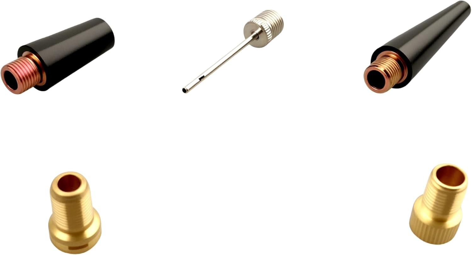 60 CM Tire Inflator Extension Tube Tire Inflator Hose Adapter,Locking Air Chuck with Air Hose, Valve Adaptor, Inflatable Nozzle and Ball Needle for Car, Motorcycle, Bicycle Maintenance image number 4