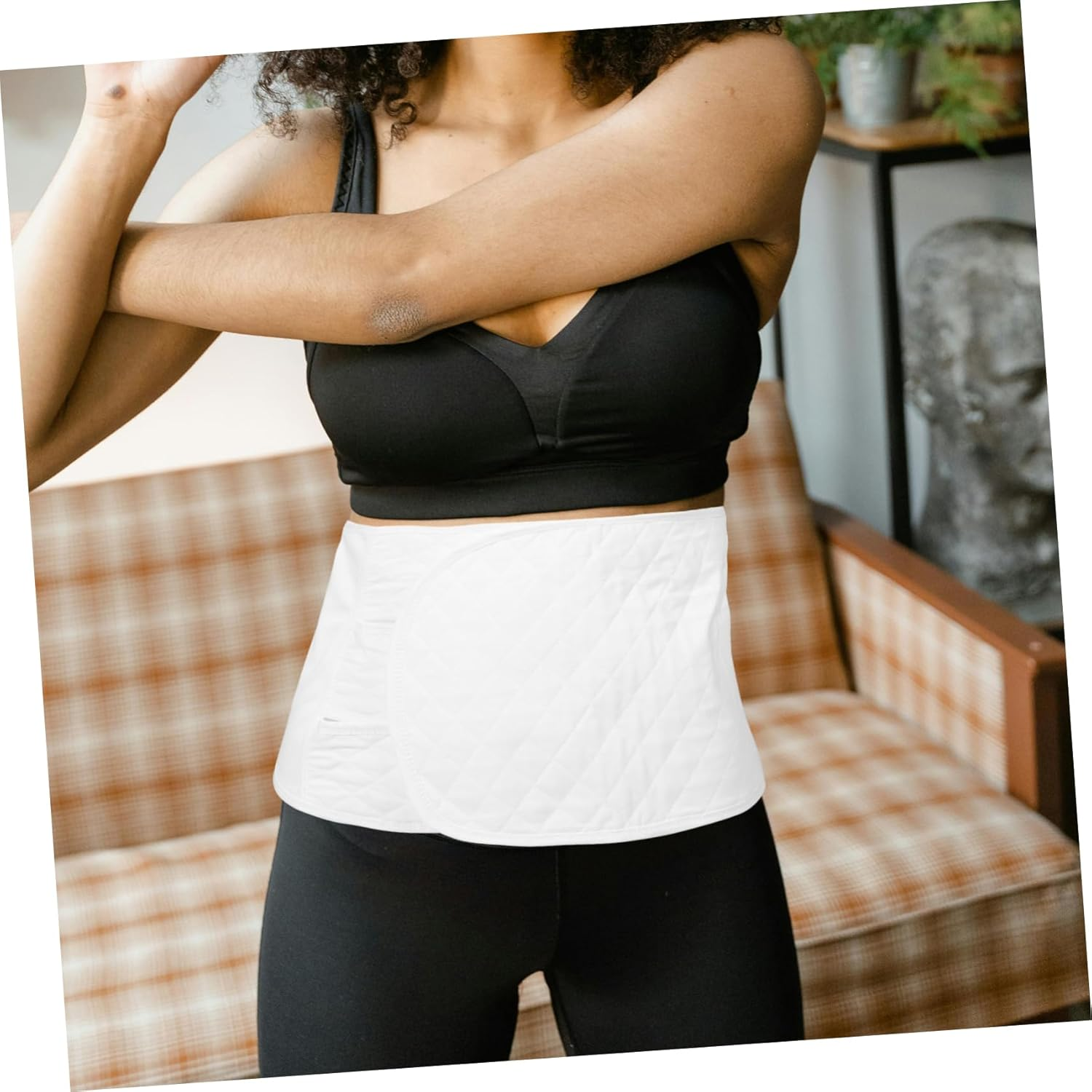 Adjustable Maternity Support Belt for Postpartum Waist Shaping with Breathable Design Lumbar Support Belly Band for Comfortable Fit and Abdomen image number 4