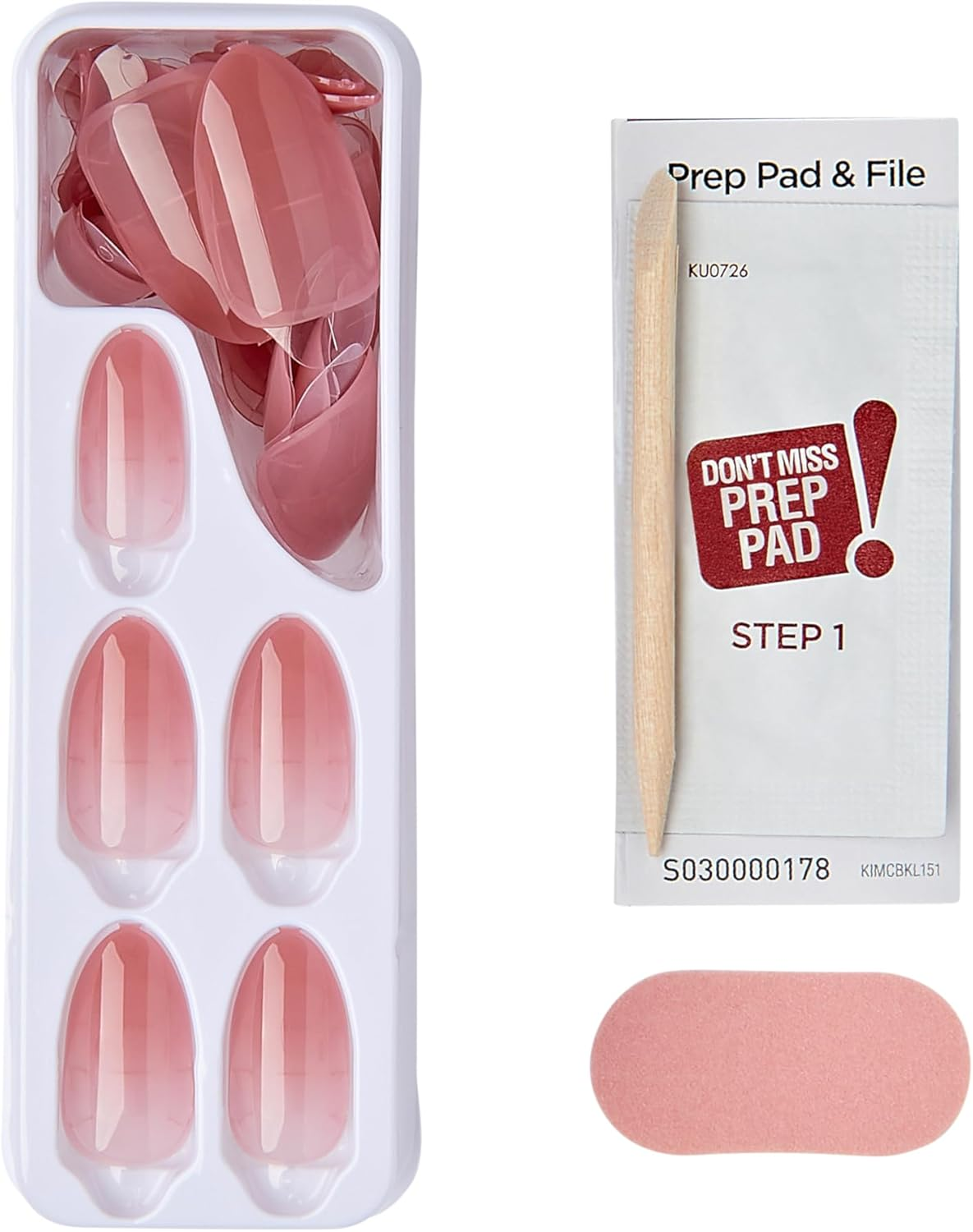 Kiss Impress Nails Bare but Better - Serenity | IMCB02 image number 1