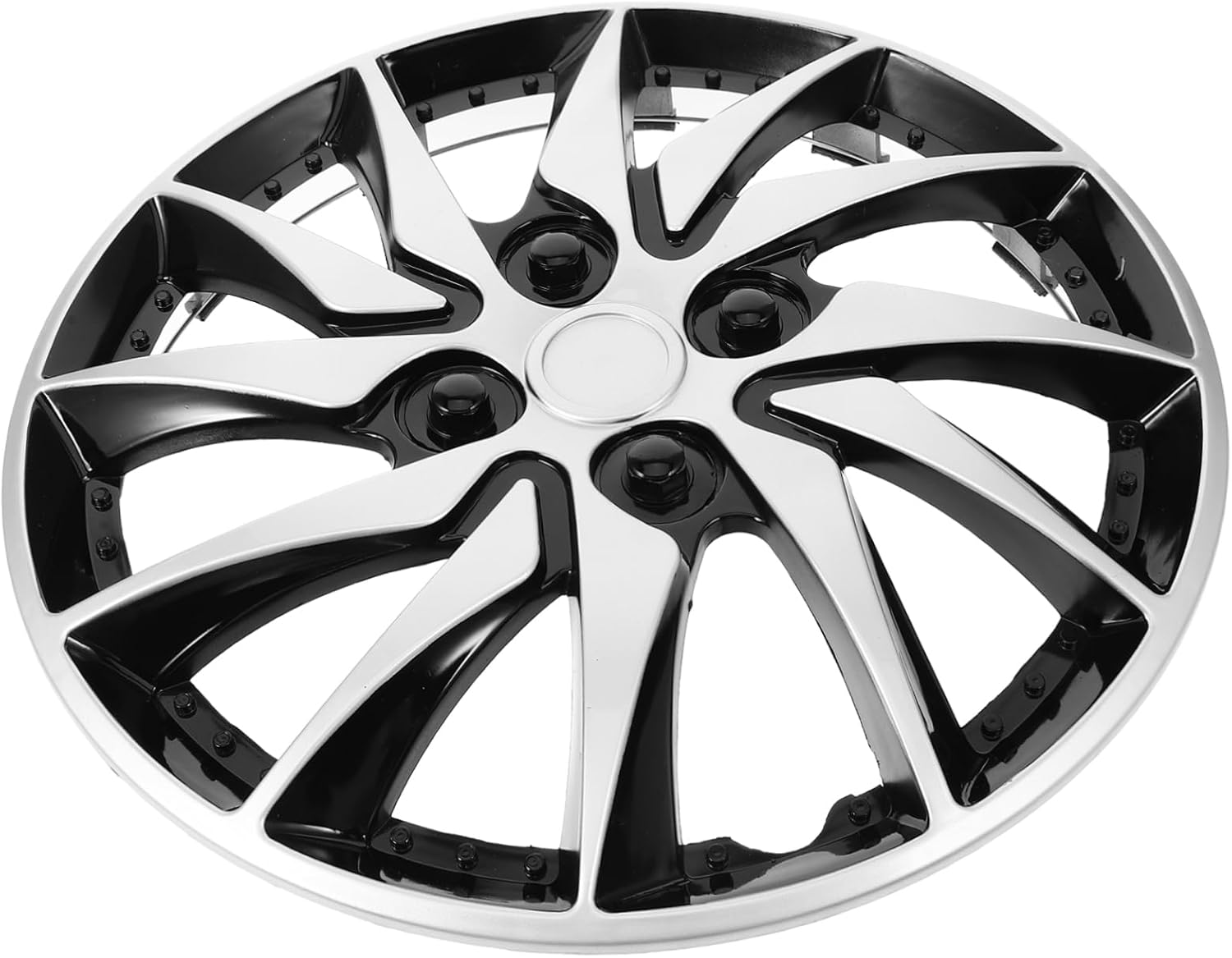 COMPUKAS Decorative Wheel Hub Caps for Car Stylish Automotive Wheel Cover for Fit Easy to Install and Clean Vehicle Appearance Custom Design