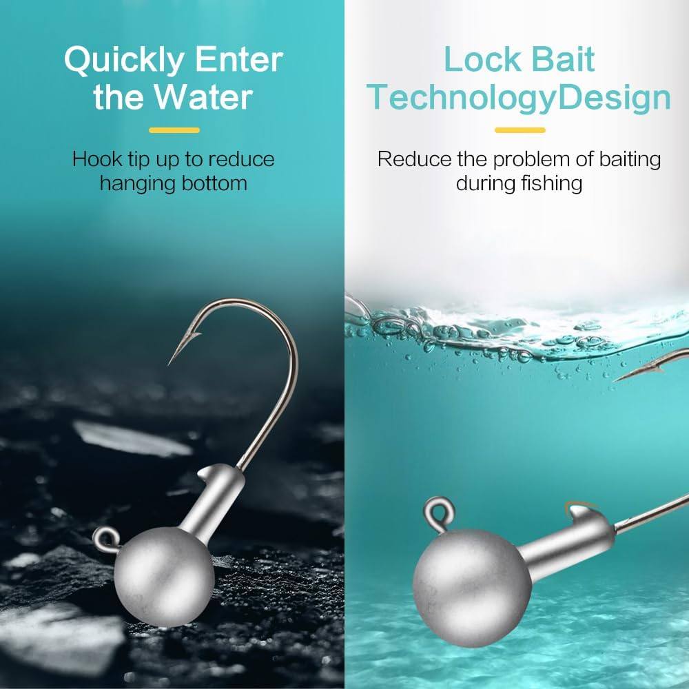 SUSOO 50Pcs Soft Fishing Lures Kit, Paddle Tail Swim Bait with 5 Sizes & 50 Hooks, Soft Plastic Baits for Bass, Trout, Walleye, Crappie, Pike, Multi-Color Swimbaits for Freshwater & Saltwater Fishing image number 3