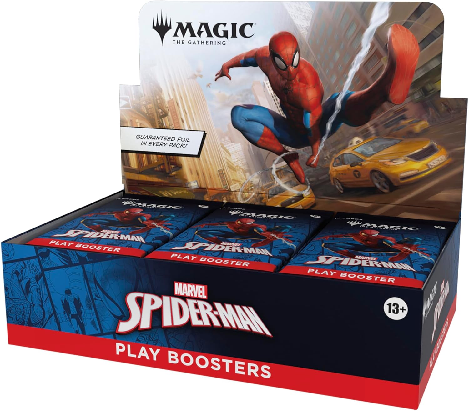 Magic the Gathering Spiderman Play Boosters (30 Boosters per Display) image number 3
