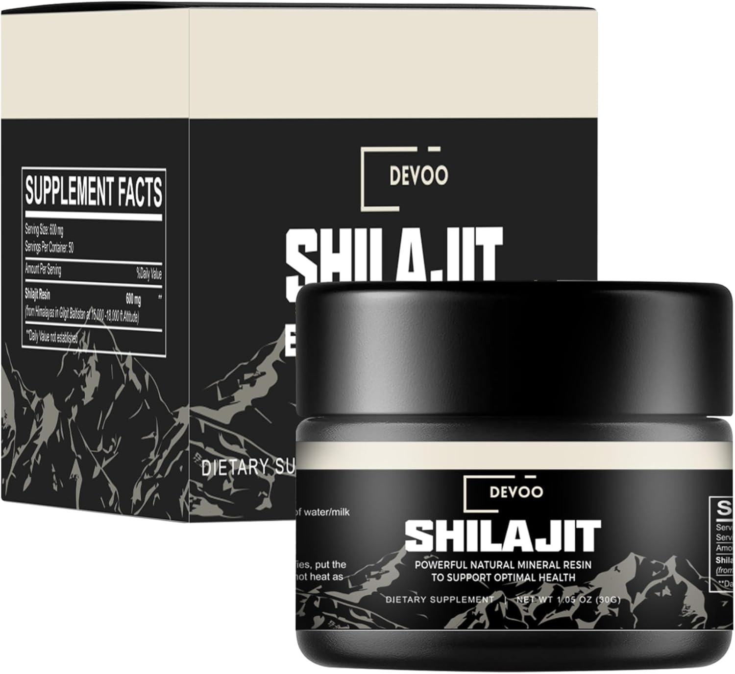Pure Himalayan Organic Shilajit Resin 60Grams | High Potency Mineral Supplement with Fulvic Acid | 100 Servings for Energy Boost & Immune Support image number 2
