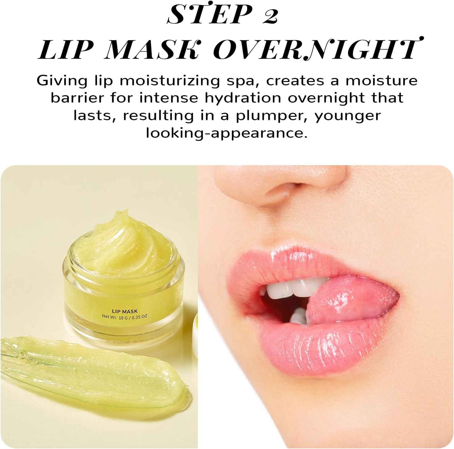 ANAI RUI Lip Care Kit - Sugar Scrub Set, Sleeping Mask & Exfoliator - Overnight Skin Treatment - Scrub & Moisturizer for Dry Chapped Cracked Peel Lips (Turmeric+Honey) image number 3