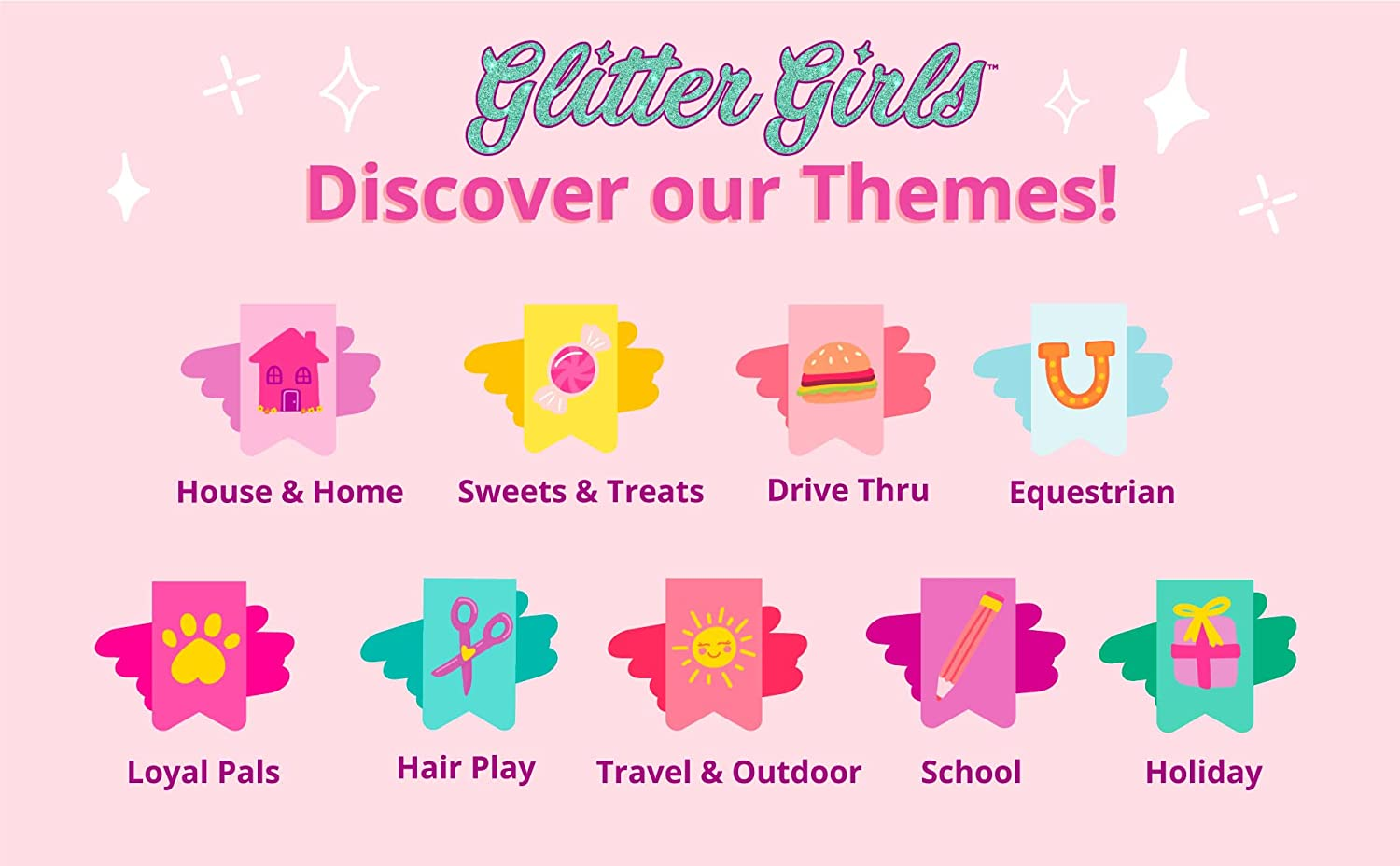 Glitter Girls &ndash; 14-Inch Doll Accessories &ndash; Rolling Tea Cart Playset &ndash; Table & Chairs Furniture, Teapot, Party Play Food &ndash; 3+ Years image number 2