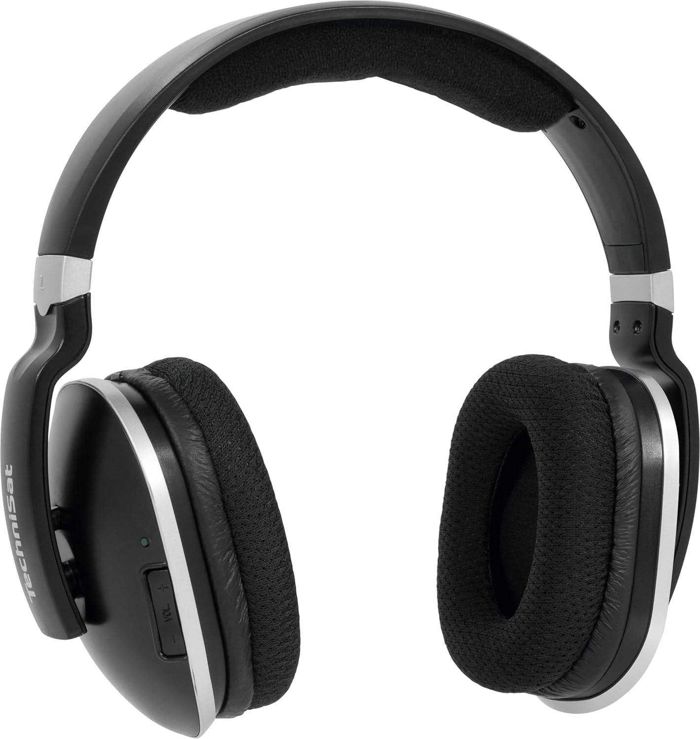 Technisat STEREOMAN 2 V2 Wireless 2.4 Ghz Wireless Headphones for Televisions and Music Systems with Docking Station, Aux-In, Audio Input Optical Black image number 5