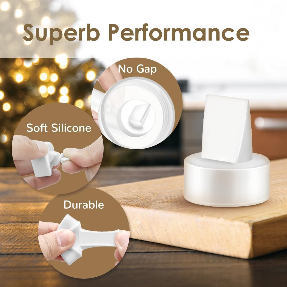 Maymom 27 Mm Flange and Duckbill Valve Compatible with Spectra S1 Spectra S2 Spectra 9 plus Not Original Spectra Pump Parts Replace Spectra S2 Pump Parts Spectra Flange Spectra Duckbill Valve