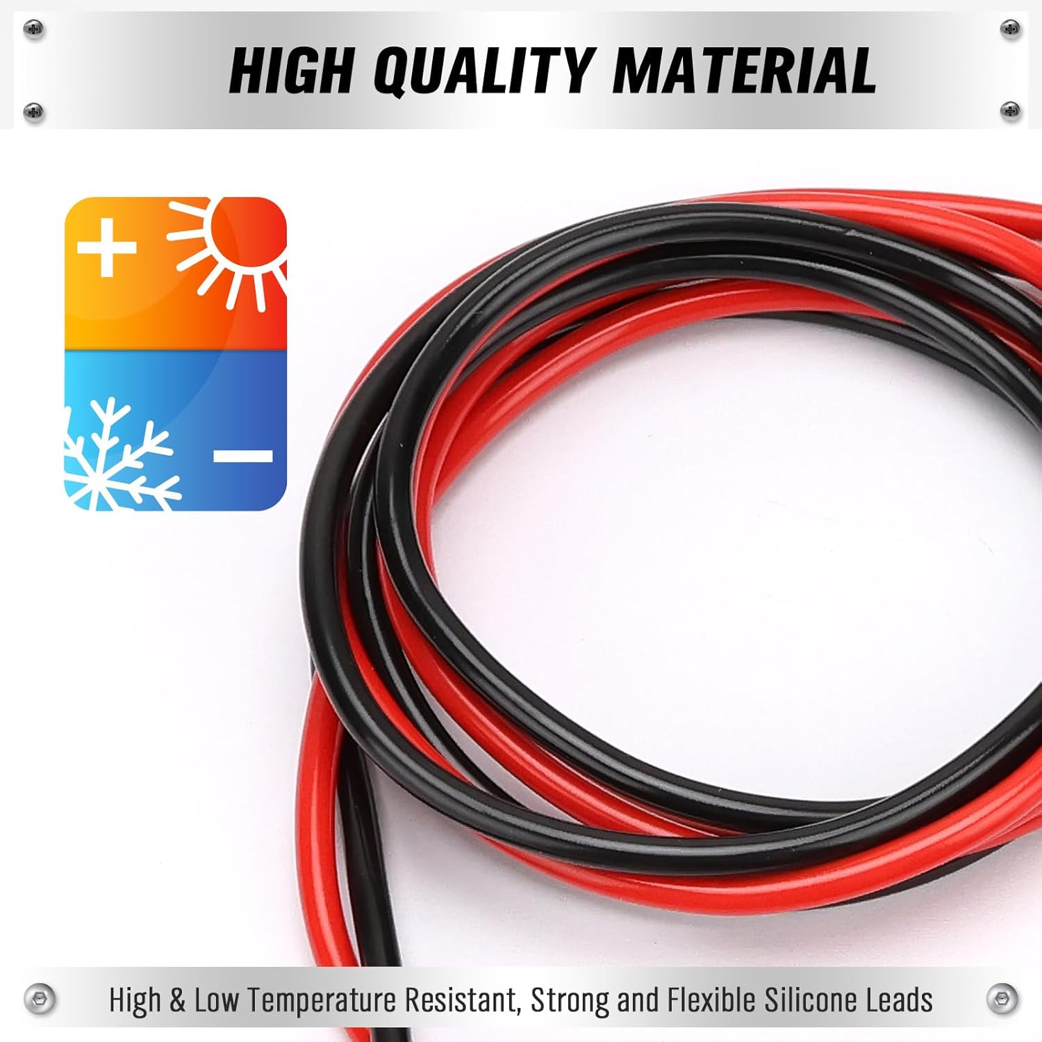 SWANLAKE 2-Piece Dual-Ended Alligator Clip Test Leads, 1000V 15A 3.5Ft/1M Electrical Alligator Clips, Flexible Copper Cable Crocodile Clip, Electrical Wires with Gator Clips image number 4