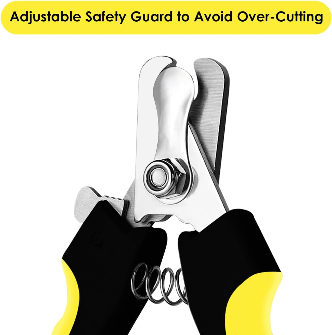 Candure Dog Nail Clippers for Pet Grooming - Professional Cat Nail Trimmers Suitable for Small to Medium Breeds with a Safety Guard & Nail File image number 2