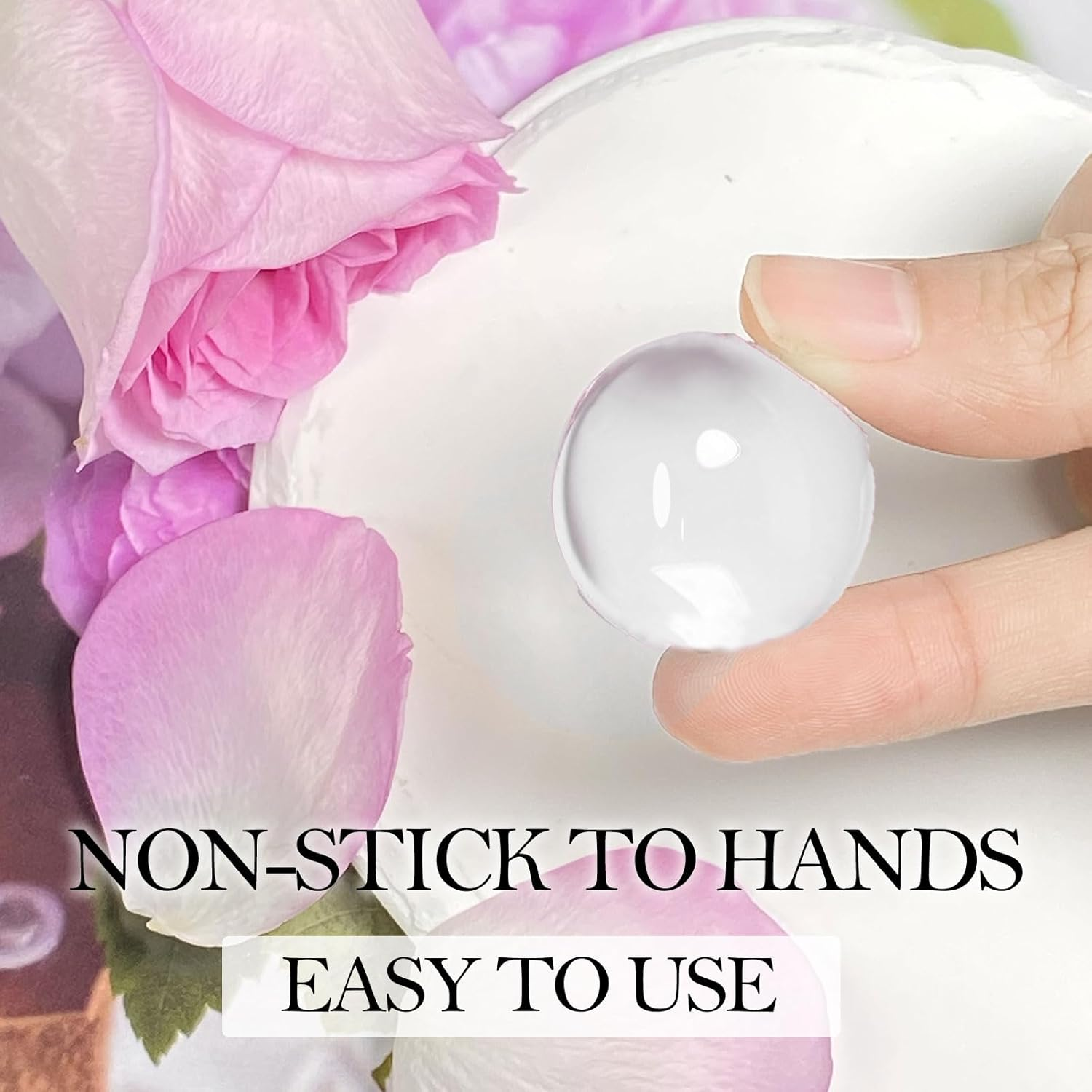 NAILGIL Clear and White Solid Builder Gel Nail Extension, Solid Nail Glue Gel 3D Nail Sculpture with Nail Shape, Nail Art, Salon DIY at Home, 30 G (1 Fl Oz)