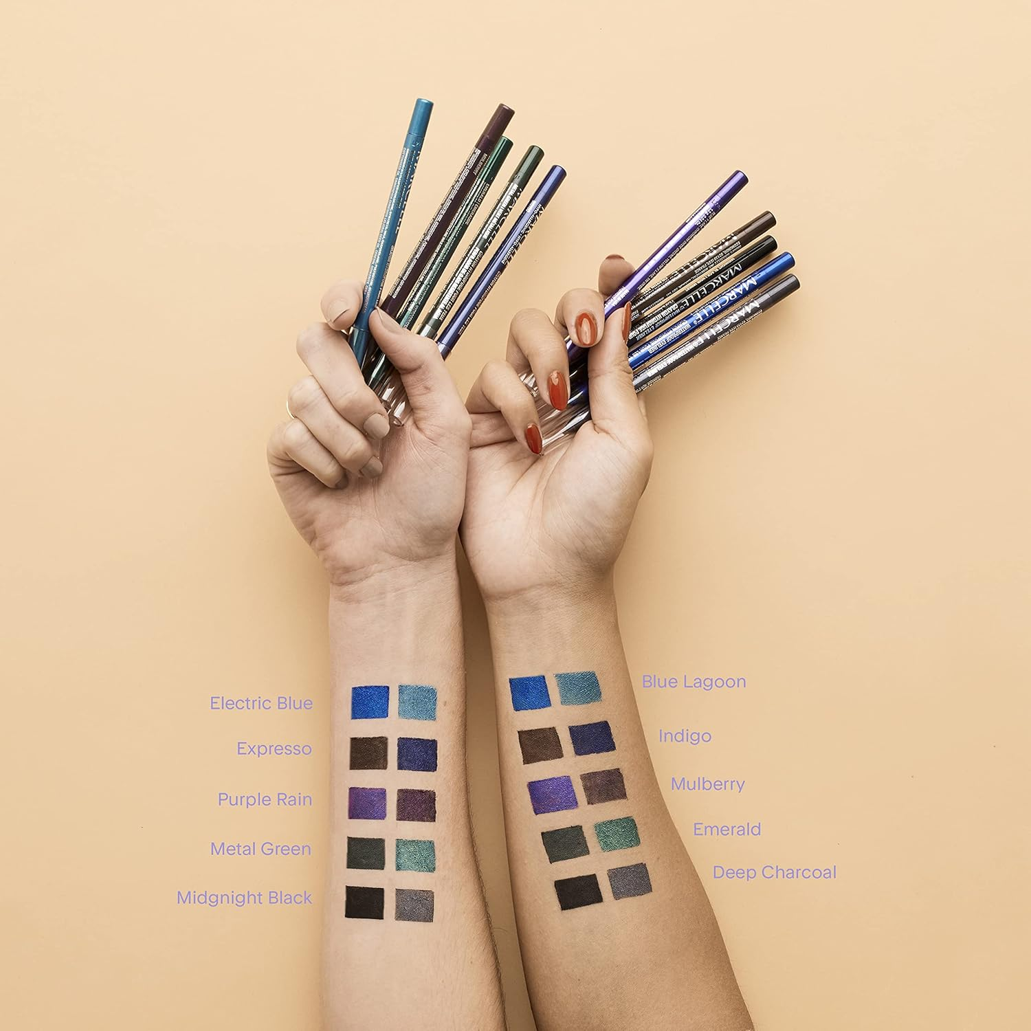 Marcelle Waterproof Eyeliner, Emerald, Hypoallergenic and Fragrance-Free, 0.04 Oz image number 3