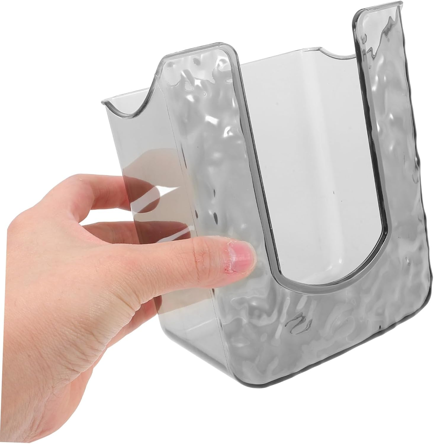 Wall-Mounted Tissue Box Tissue Holder Wipes Container for Bathroom Kitchen Bedroom image number 6