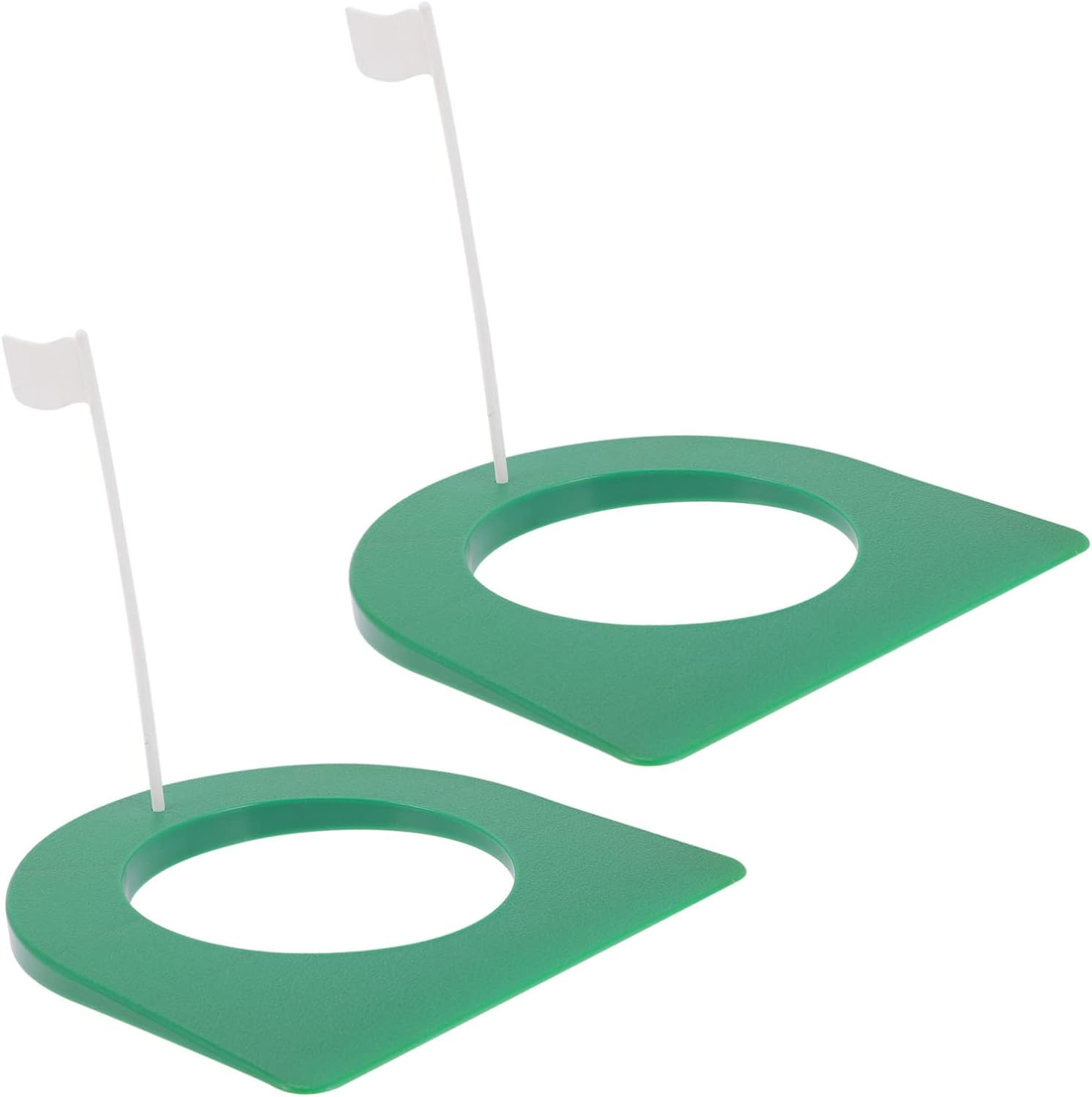 2Sets Portable Plastic Golf Putting Cup Indoor Training Aid for Skill Improvement Compact Design for Home Office Travel Use Continuous Ball Return for Uninterrupted Practice