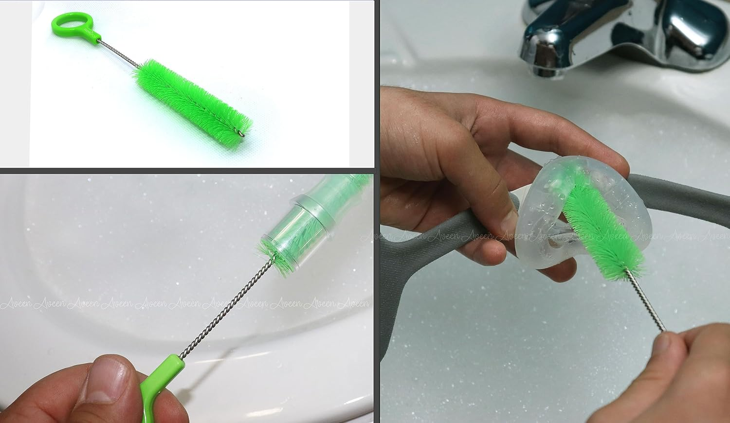 CPAP Tube and Mask Cleaning Brush, Suitable for All CPAP Hose Type,Brushes Diameter 15Mm and 19Mm, CPAP Hose Cleaning Brush Kit, Enhanced Your CPAP Machine and CPAP Mask