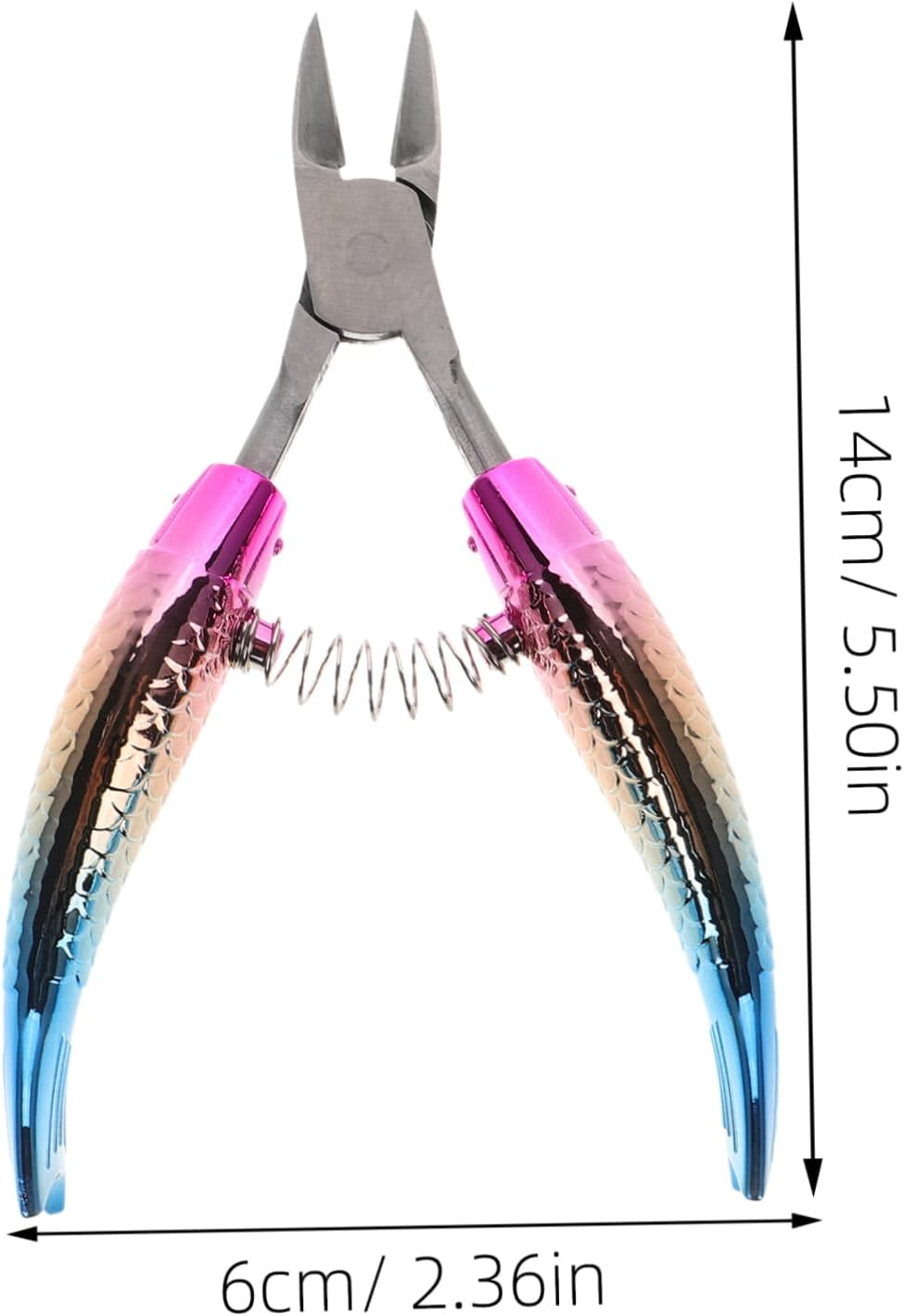 WOFASHPURET Multifunctional Nail Art Cuticle Trimmer Nail Clippers Catcher Cuticle Nipper and Remover Tool for Ages image number 6