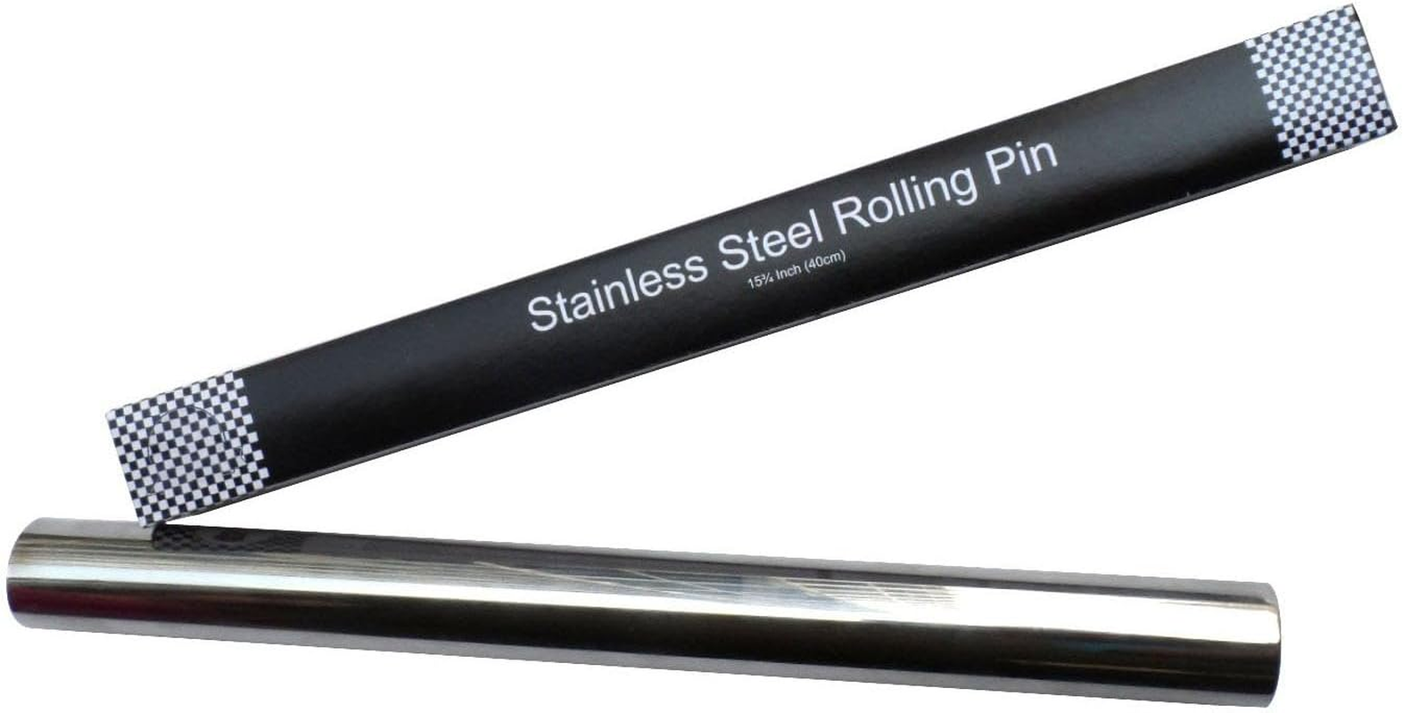 Stainless Steel Rolling Pin for Baking &ndash; Heavy-Duty Dough Rolling Pin for Pizza, Cookies & Pastry | Non-Stick, Easy to Clean, Kitchen Essential image number 5