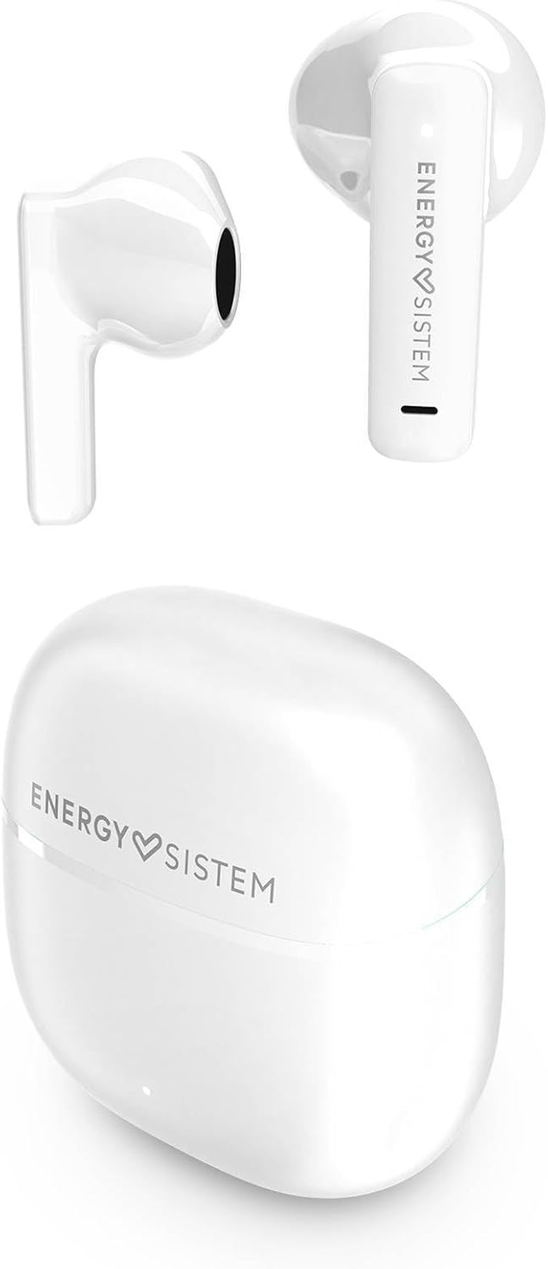 Energy Sistem Streetmusic True Wireless Headphones (Recycled Plastic, 20 Hours Battery Life, Compact Design, 13 Mm Driver, Microphone, Voice Assistant)