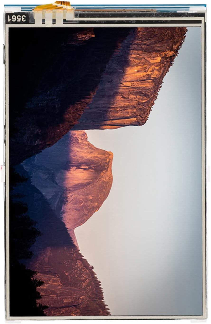 XUMIUZIY 3.5 Inch Capacitive Touchscreen Monitor, 480X320 LCD Display Screen, Support 5 Point Touch, Colorful TFT with Pen For, for System, Drive image number 2