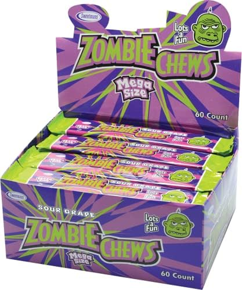 Zombie Chews Grape Flavour 28G X 72
