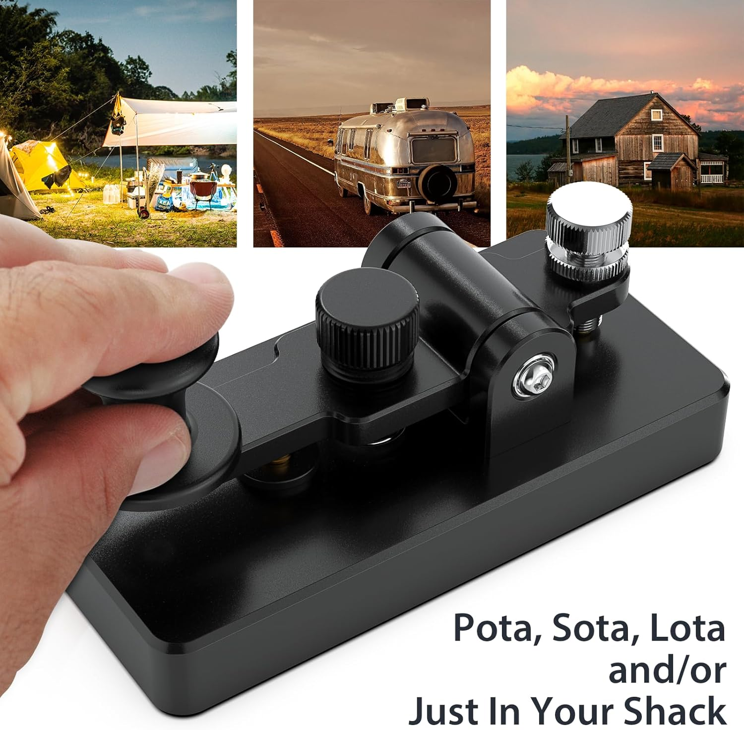 Putikeeg CW Morse Button, Telegraph Button, Amateur Radio CW Button, Morse Code Device, Telegram Keyboard, Morse Code Transmitter image number 5