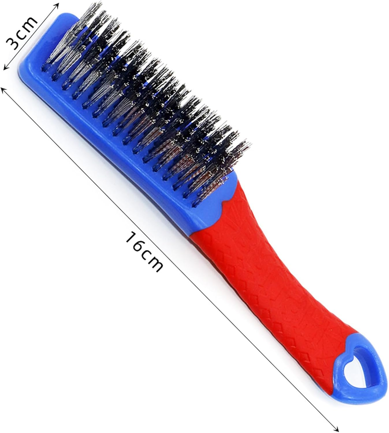 2-Pack Heavy-Duty Stainless Steel Wire Brushes - Grill, Rust, Paint & Grease Cleaning Tools with Straight Bristles, Durable Metal Scrubber for BBQ, Auto, Surfaces image number 1