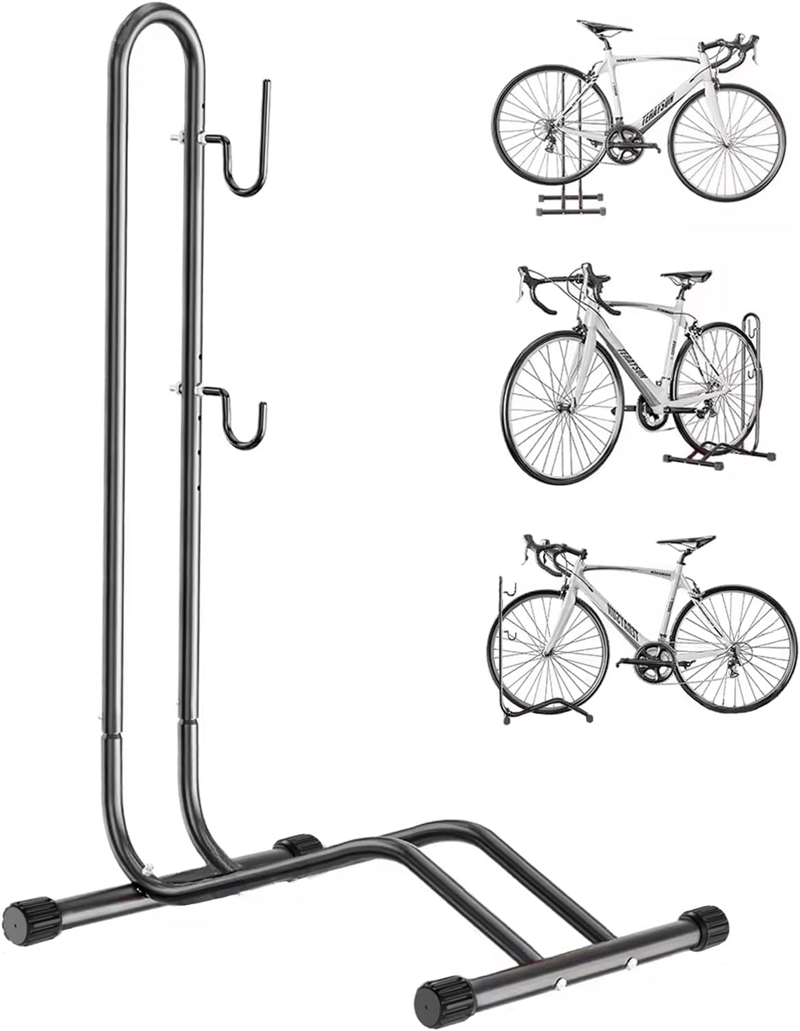 Bike Stand Freestanding Bicycle Stand Portable Space Saving Bike Storage for Mountain|Road|Kids Bike. Bicycle Parking Storage for Indoor|Outdoor. Bike Rack for Maintenance. image number 1