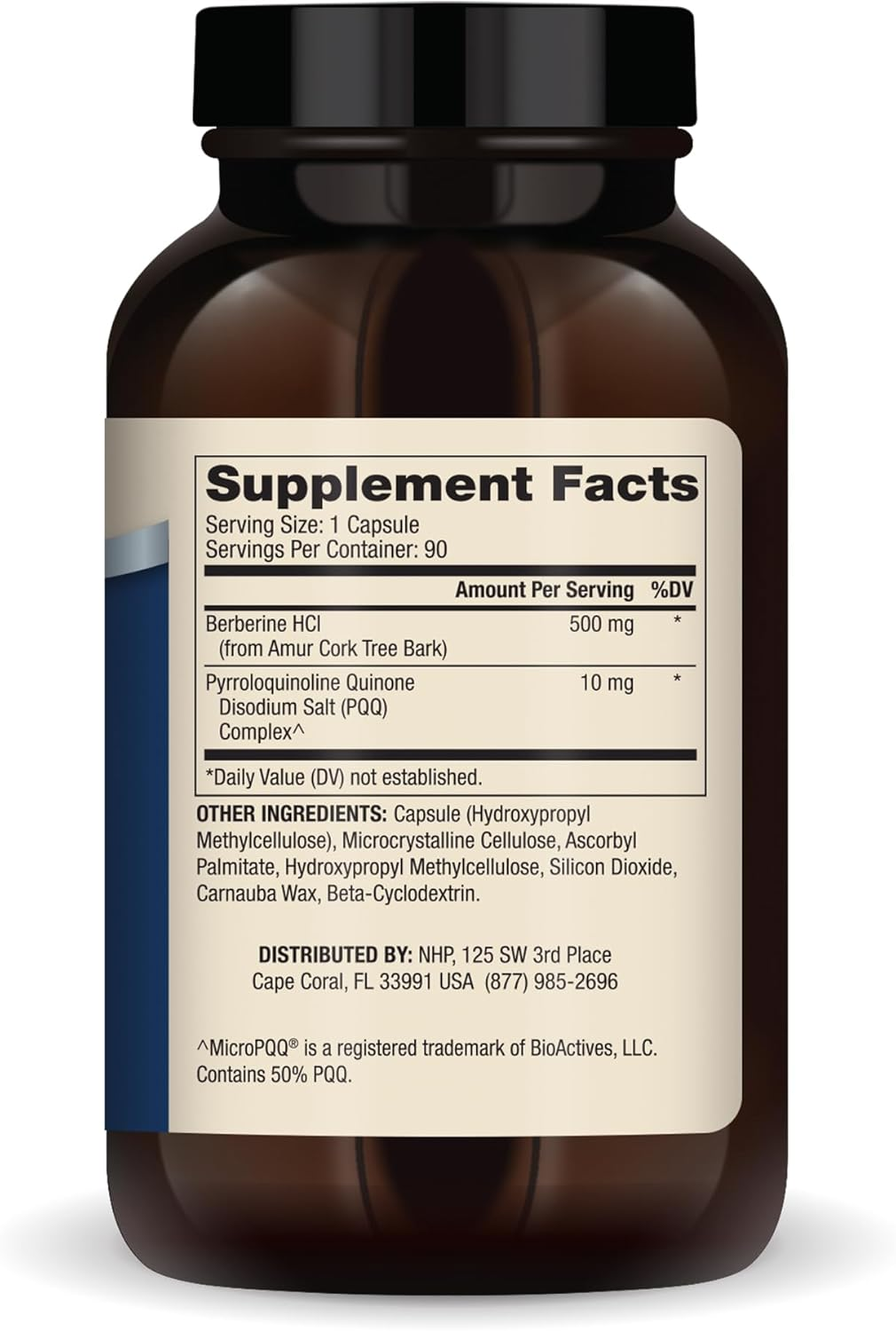 Dr. Mercola Berberine with PQQ - 90 Capsules image number 5